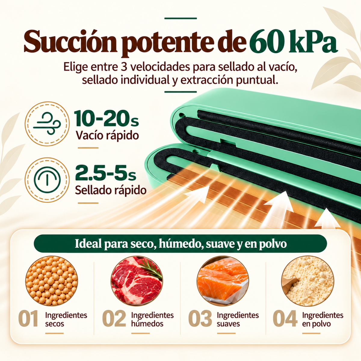 Mini selladora al vacío inalámbrica, portátil y pequeña, para empacar Alimentos